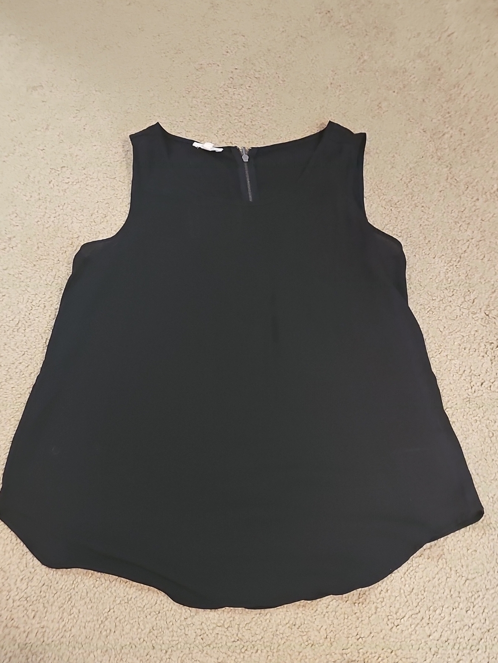 Maurices Black Sleeveless Crewneck Camisole